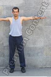 Whole Body Head Man T poses Casual Sports Slim Street photo references